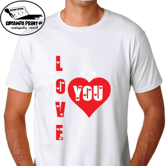 LOVE YOU T-SHIRT UNISEX VALENTINE'S DAY - Picture 1 of 1